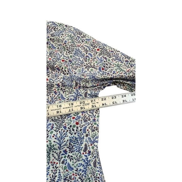 Boden Button Up Shirt Men's Size Medium AOP Flower Button Up Boho Foral - Dress - Picture 5 of 6